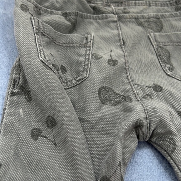 Zara baby legging with pockets 6-9 months pear and cherry - Picture 5 of 5
